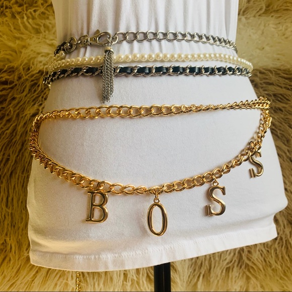 Gold Chain BOSS Belt - Picture 3 of 8